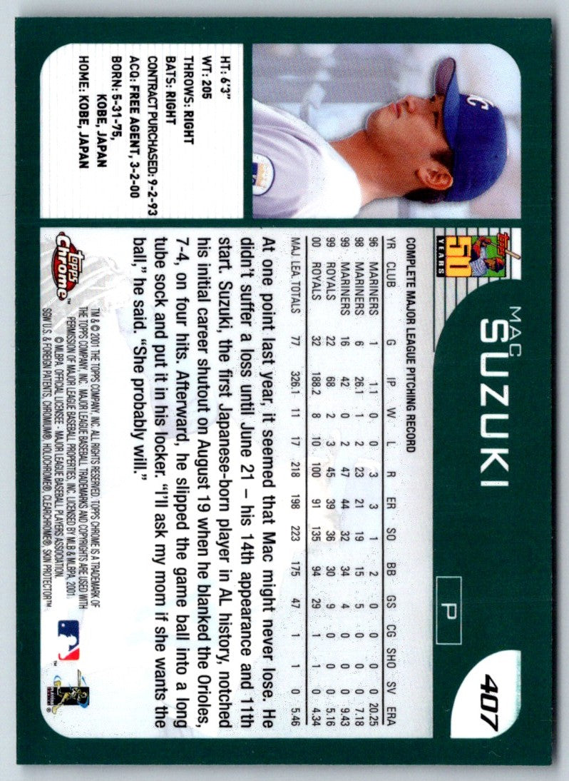 2001 Topps Mac Suzuki