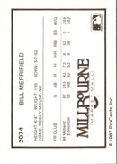 1987 ProCards Bill Merrifield