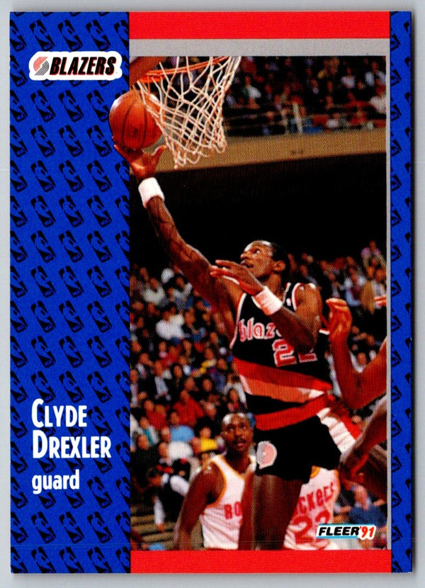 1991 Fleer Clyde Drexler #168