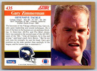 1991 Score Gary Zimmerman #435