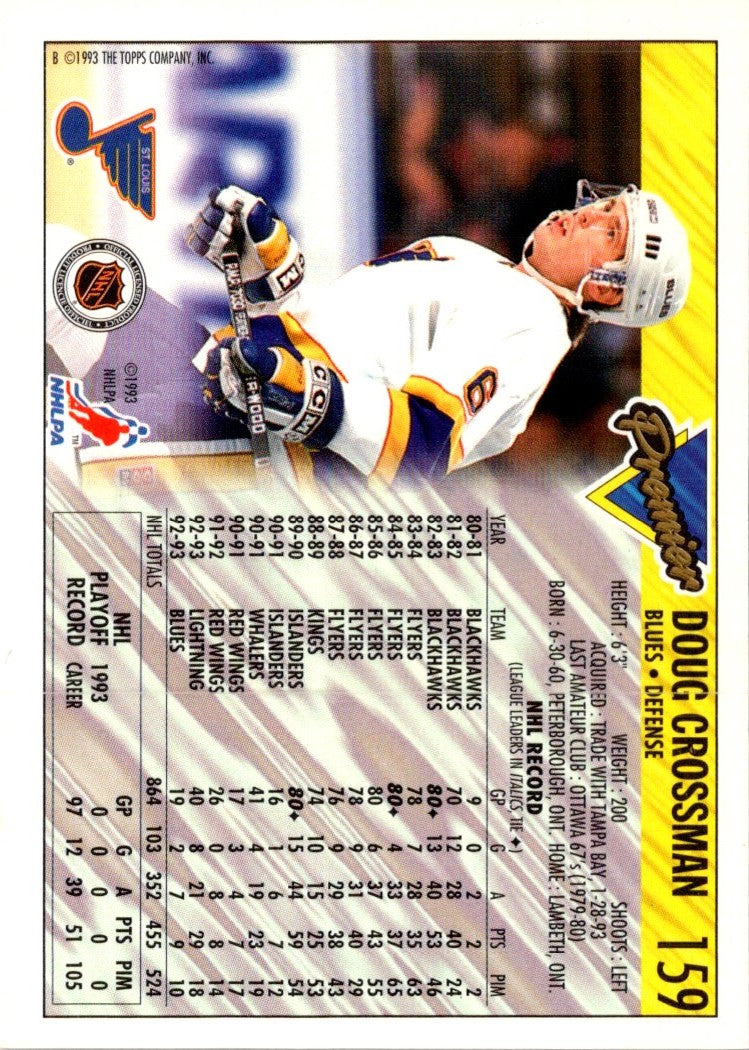 1993 Topps Premier Doug Crossman