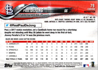 2018 Topps Chrome Pink Refractor Paul DeJong #79