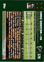 2007 Topps Chris Houston #378 Rookie
