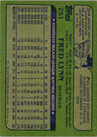 1982 Topps Fred Lynn #251