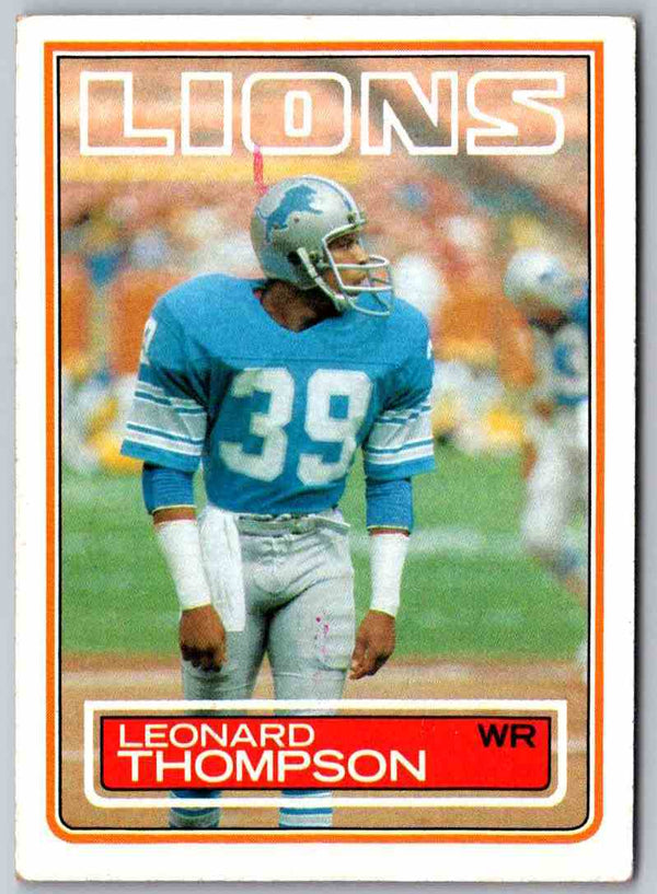 1983 Topps Leonard Thompson #72