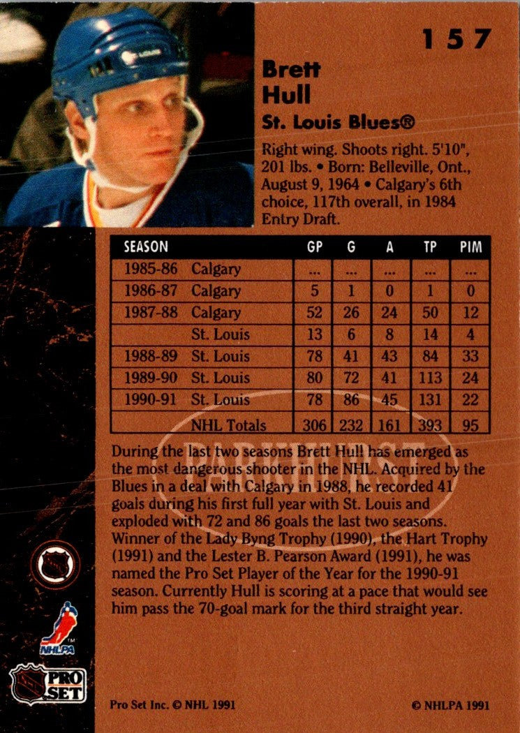 1991 Parkhurst Brett Hull