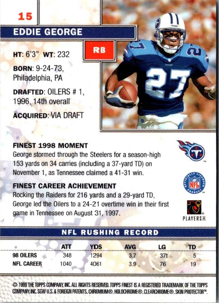 1999 Finest Eddie George