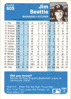 1984 Fleer Jim Beattie #605