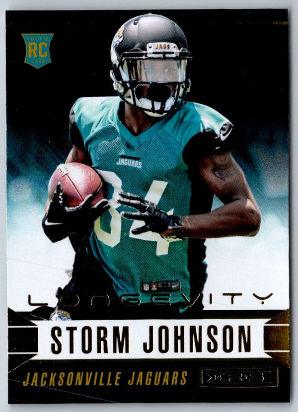 2014 Panini Rookies & Stars Longevity Gold Storm Johnson #185