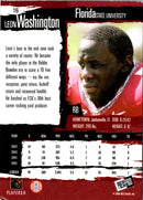 2006 Press Pass Leon Washington