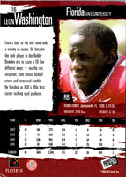 2006 Press Pass Leon Washington #16