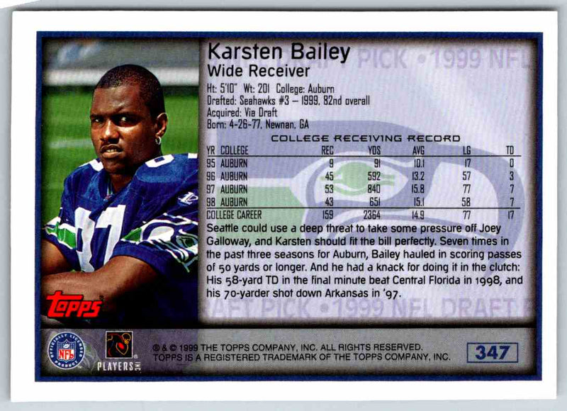 1999 Topps Karsten Bailey