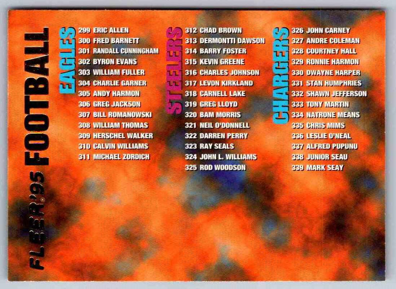 1995 Fleer Checklist #399
