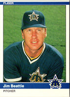 1984 Fleer Jim Beattie #605