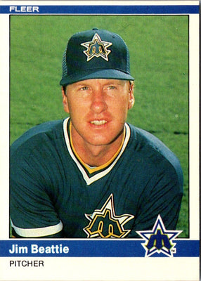 1984 Fleer Jim Beattie #605