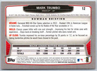 2014 Bowman Mark Trumbo #12