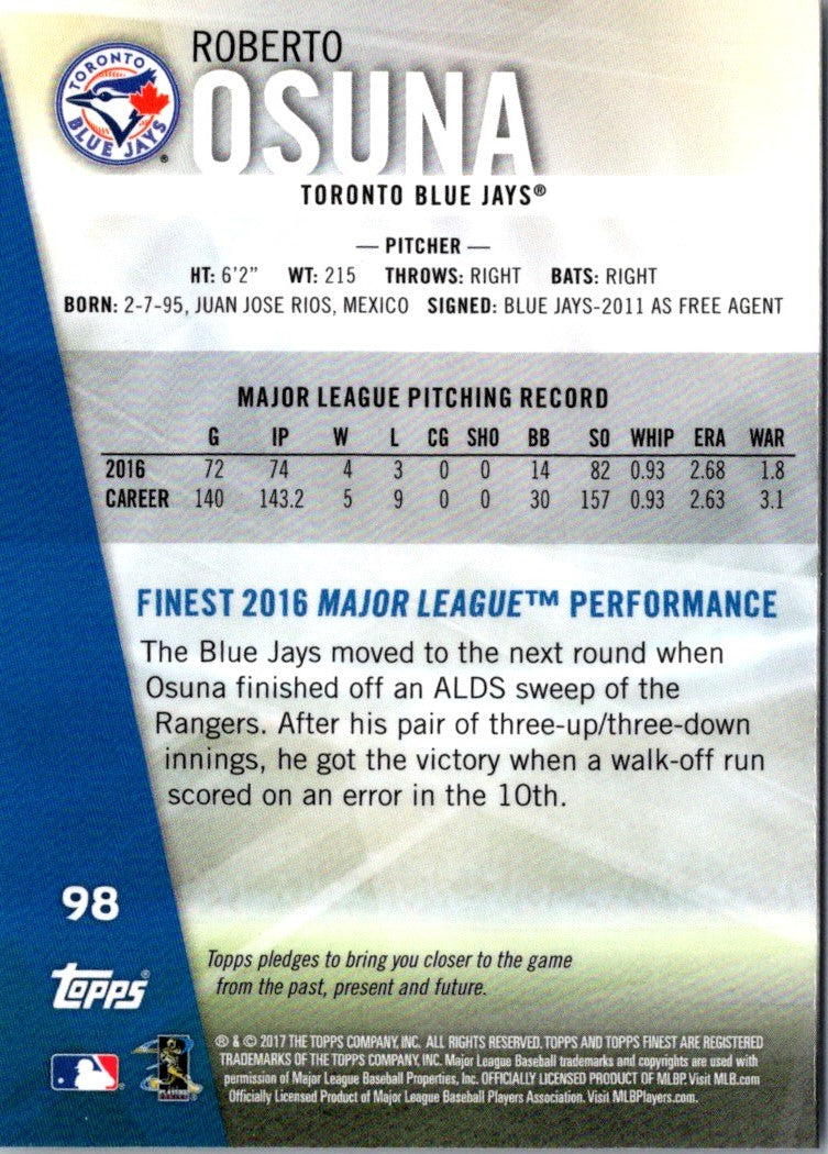 2017 Finest Roberto Osuna