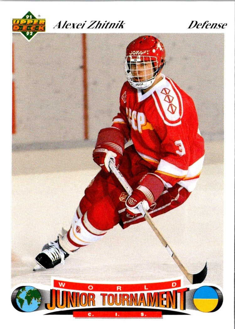 1991 Upper Deck Czech World Juniors Alexei Zhitnik