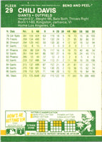 1987 Fleer Star Stickers Chili Davis #29