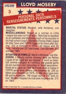 1984 O-Pee-Chee Lloyd Moseby