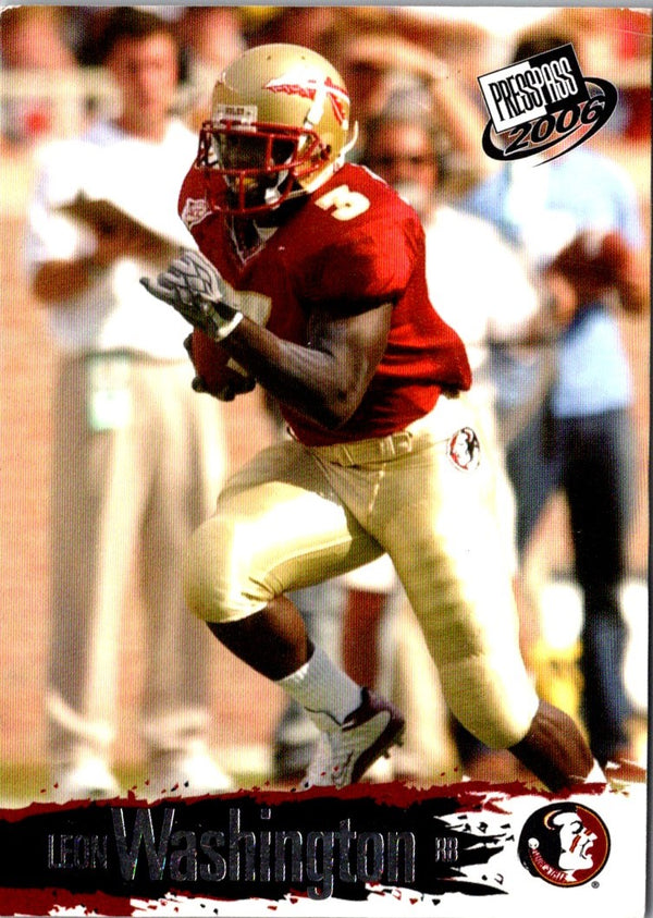 2006 Press Pass Leon Washington #16