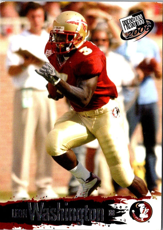 2006 Press Pass Leon Washington #16