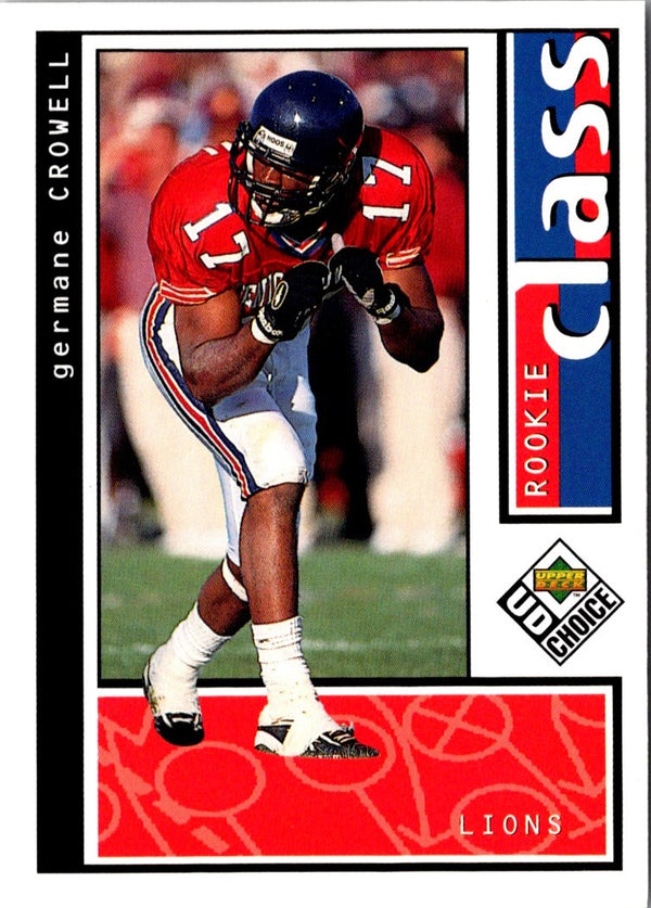 1998 UD Choice Germane Crowell #215 Rookie