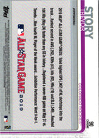 2019 Topps Chrome Update Edition Trevor Story #90