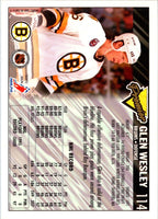 1993 Topps Premier Glen Wesley #114