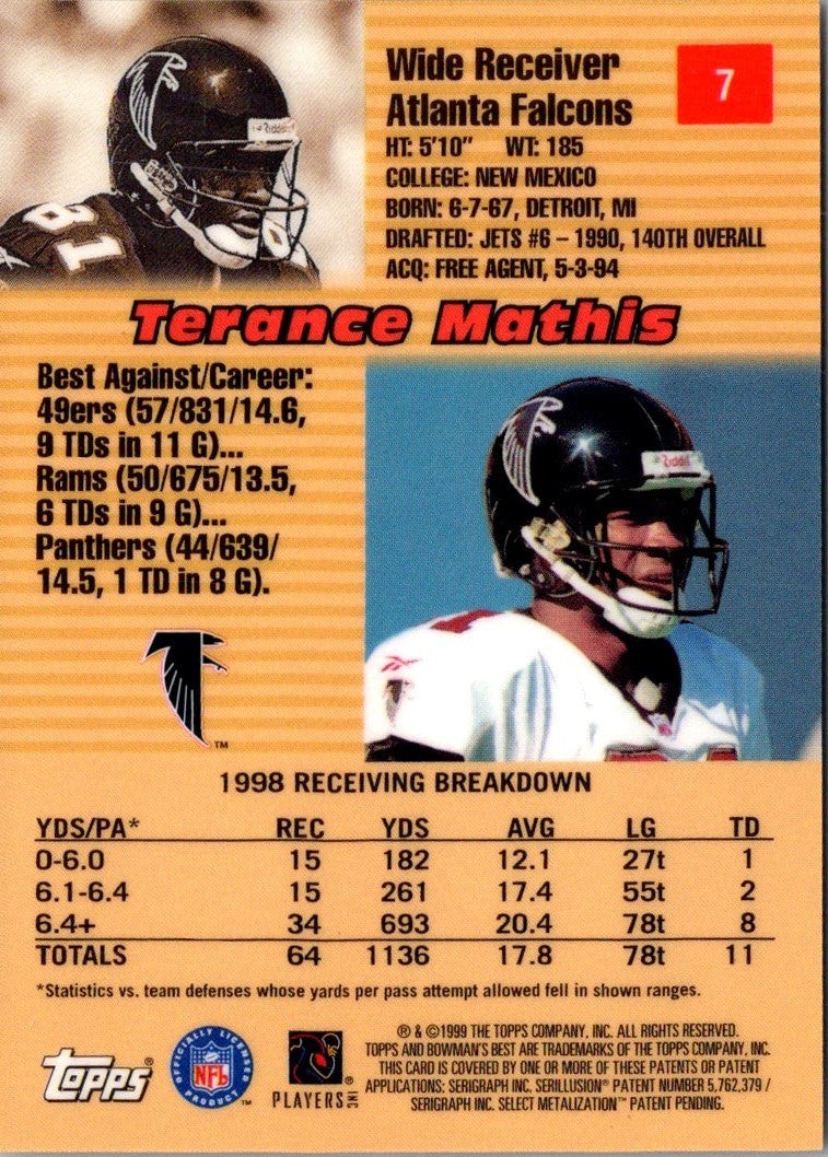 1999 Bowman's Best Terance Mathis