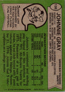 1978 Topps Johnnie Gray