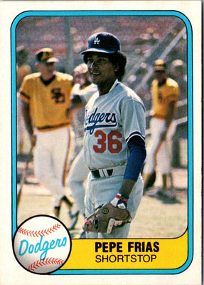 1981 Fleer Pepe Frias #134