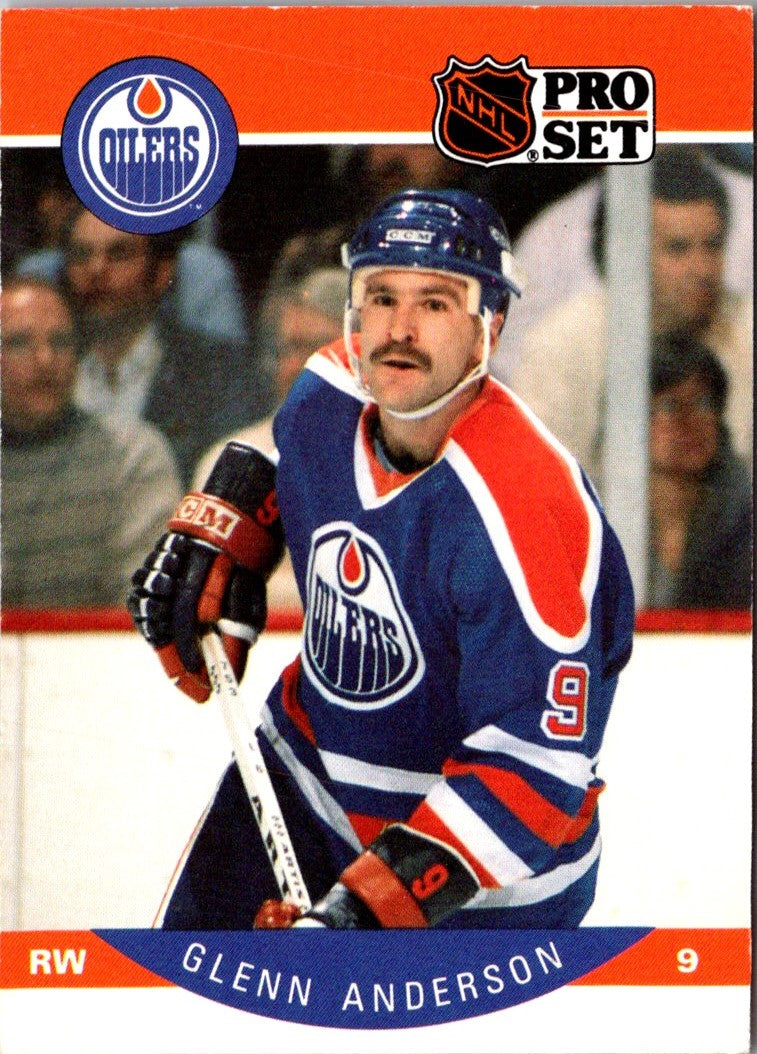 1990 Pro Set Glenn Anderson