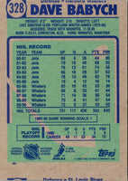 1990 Topps Dave Babych #328