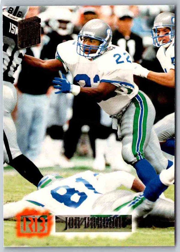 1994 Topps Stadium Club Football Jon Vaughn #311