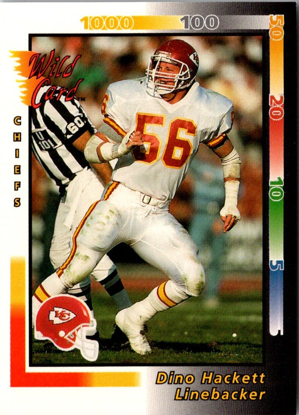 1992 Wild Card Dino Hackett #82