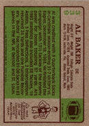 1984 Topps Al Baker