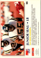 1992 Pro Set Power Junior Seau #55