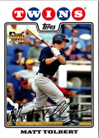2008 Topps Matt Tolbert #561 Rookie