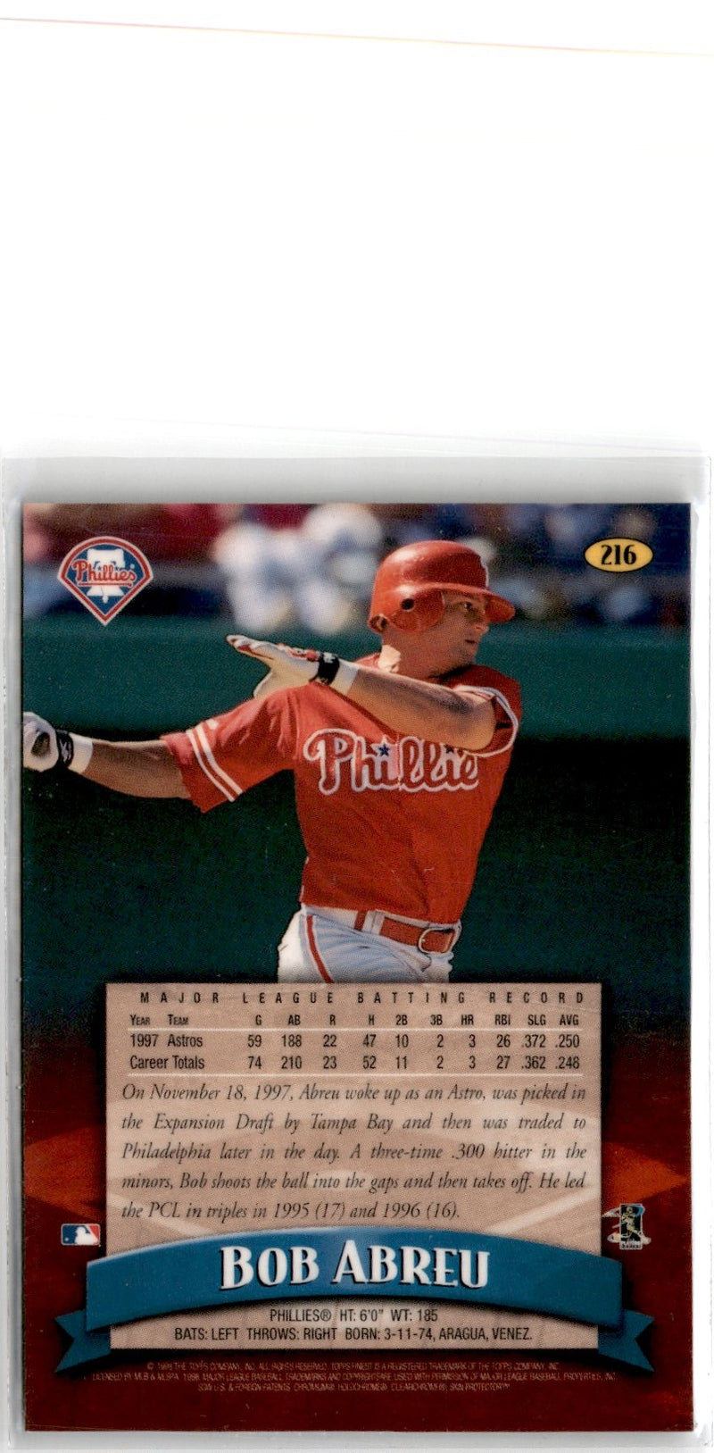 1998 Finest Bobby Abreu
