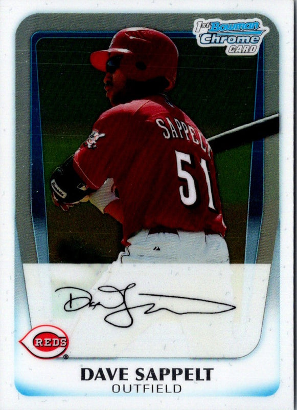 2011 Bowman Chrome Prospects Dave Sappelt #BCP37