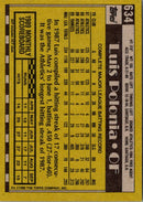 1990 Topps Luis Polonia