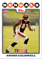 2008 Topps Kickoff Andre Caldwell #205 Rookie