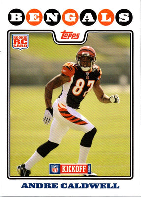 2008 Topps Kickoff Andre Caldwell #205 Rookie