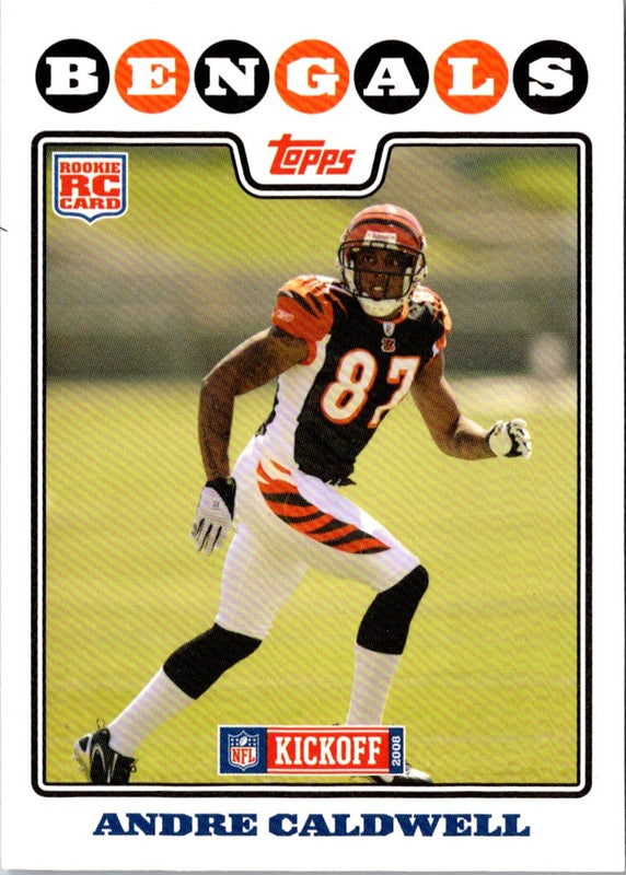 2008 Topps Kickoff Andre Caldwell #205 Rookie