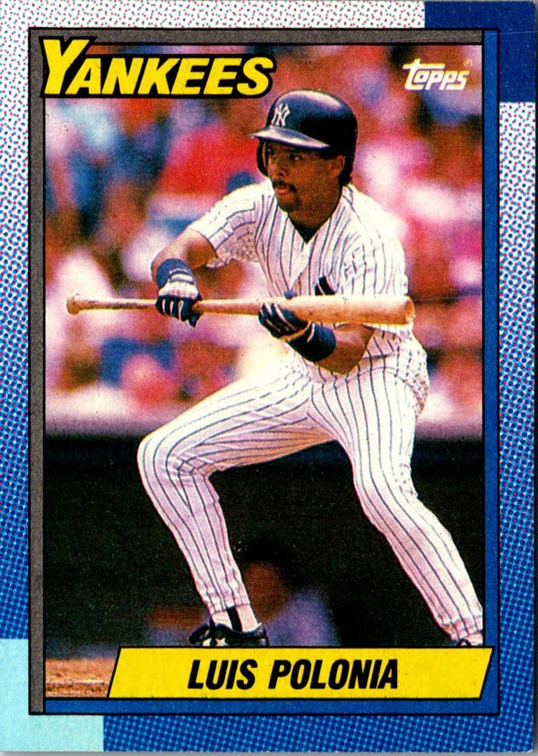 1990 Topps Luis Polonia #634