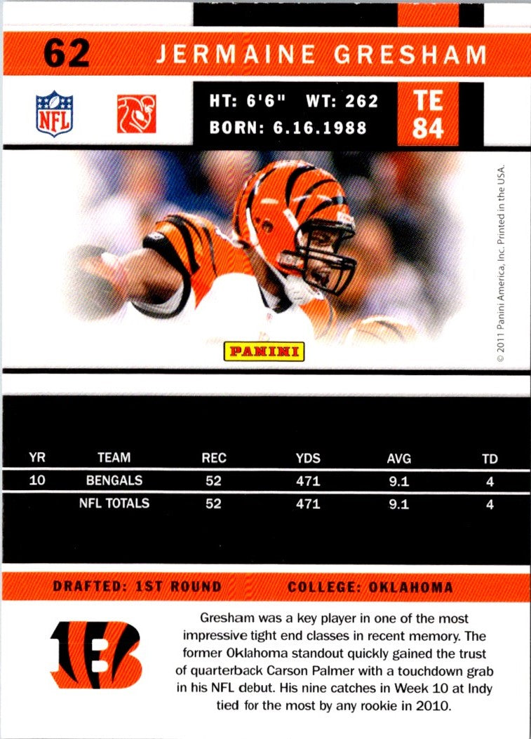 2011 Score Jermaine Gresham