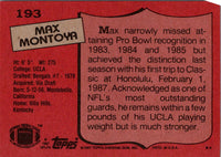1987 Topps Max Montoya #193 NM+