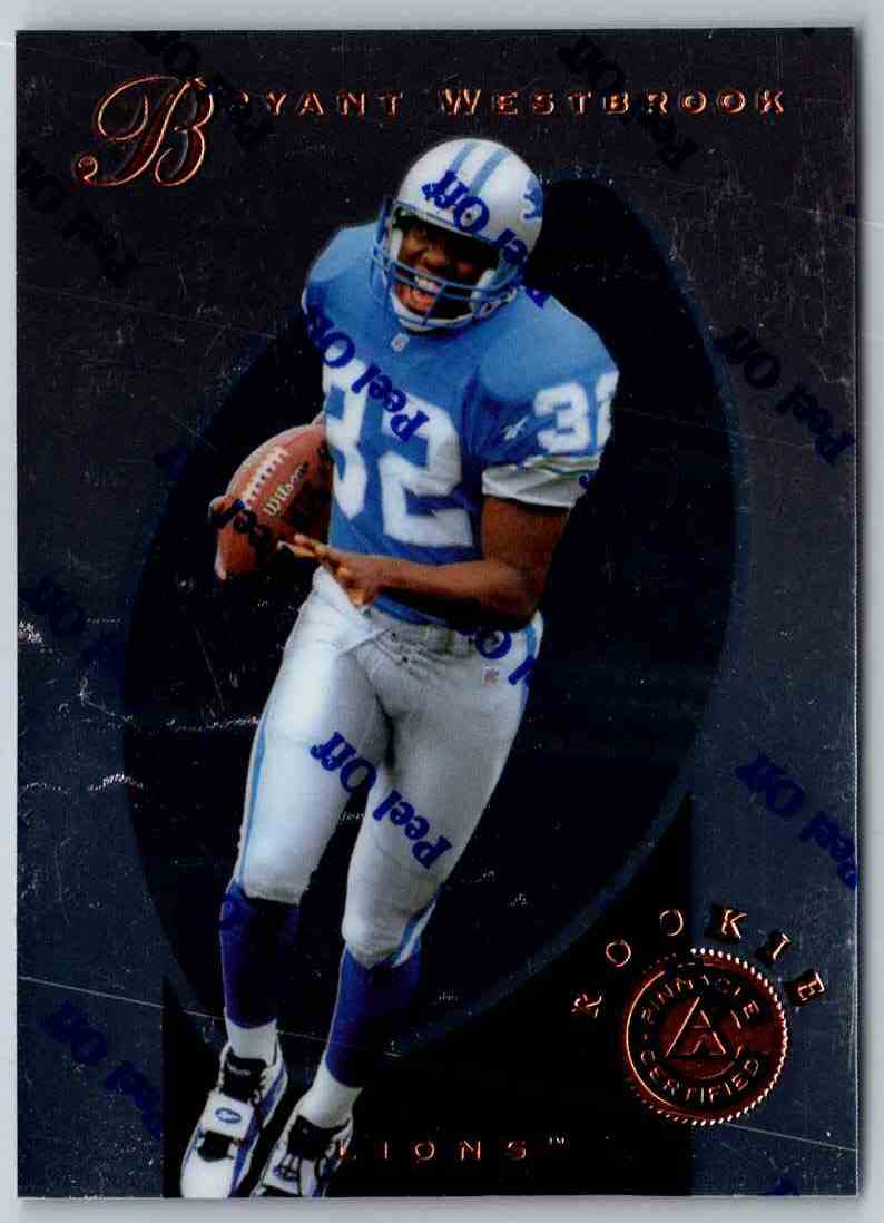 1997 Pinnacle Certified NFL Bryant Westbrook
