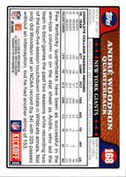 2008 Topps Kickoff Andre Woodson #168 Rookie